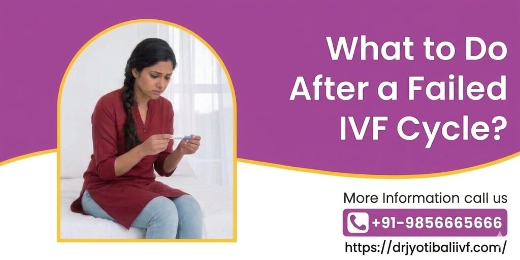What to Do After a Failed IVF Cycle? Expert Guidance from Dr. Jyoti Bali
